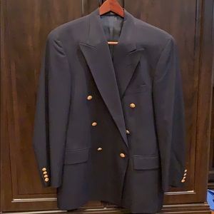 Men’s Ralph Lauren double breasted navy blazer